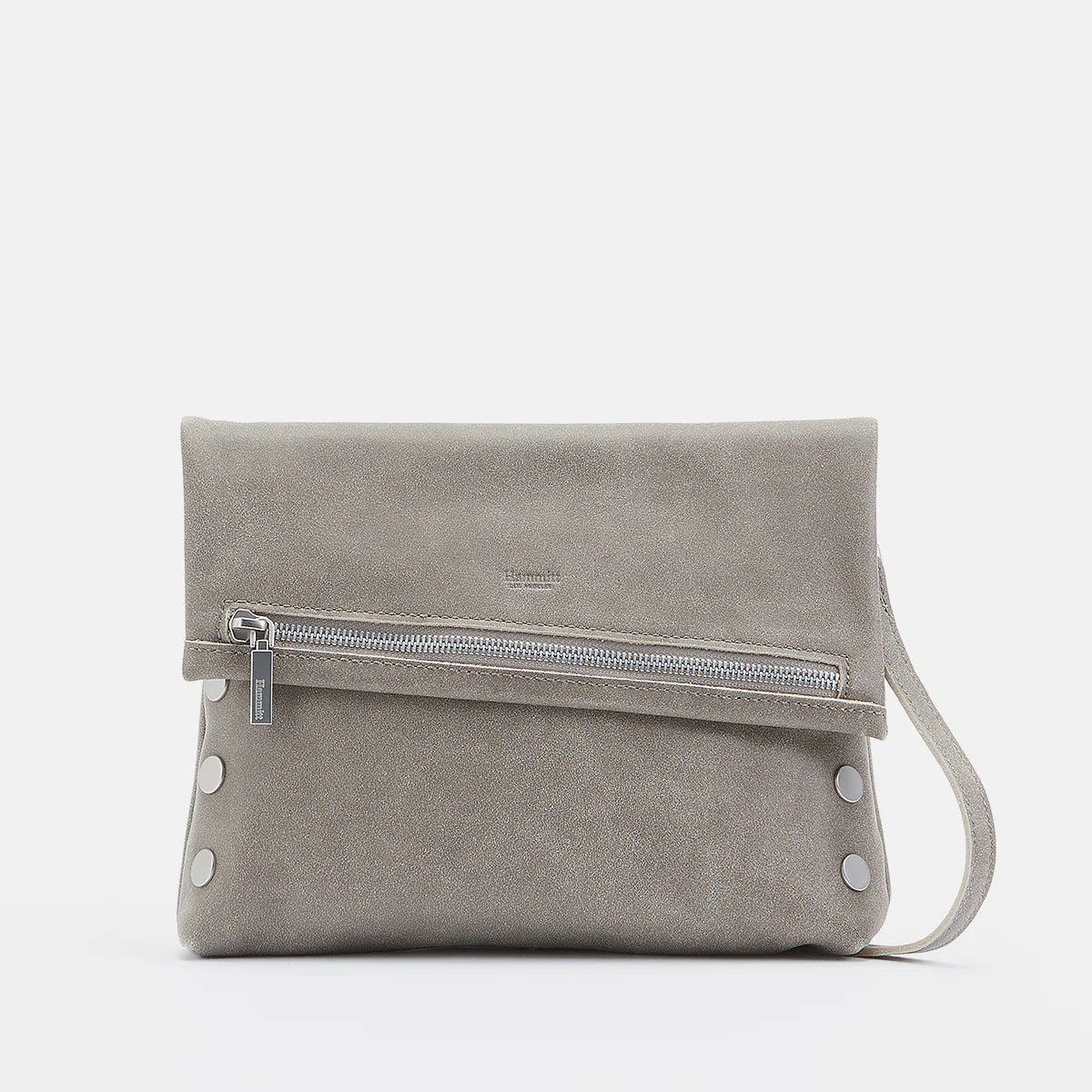 VIP LRG Oversized Crossbody Clutch in Pewter/Silver