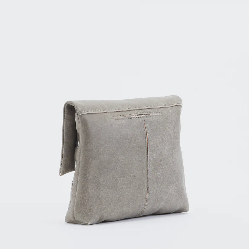 VIP LRG Oversized Crossbody Clutch in Pewter/Silver