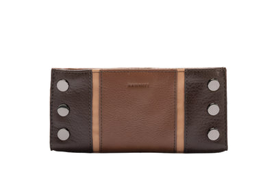 Retired 110 NORTH Wallet in Orchestra Brown/Gunmetal