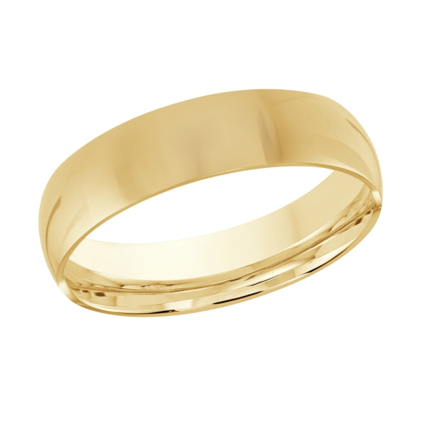 6x1.6 mm Polished Band in 14K Gold