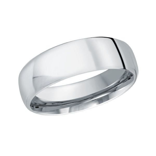 6.5mm Modern Fit Polished Band in 14K