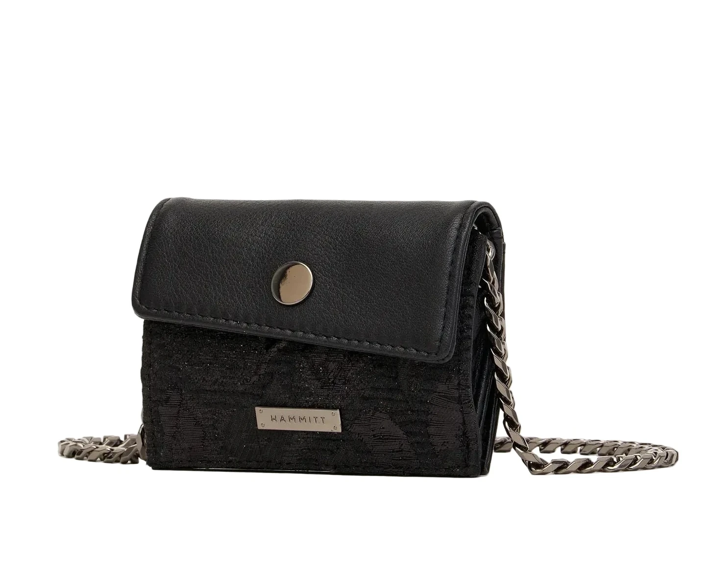 Montana Mini on Chain in Midnight Marquise/ Gunmetal