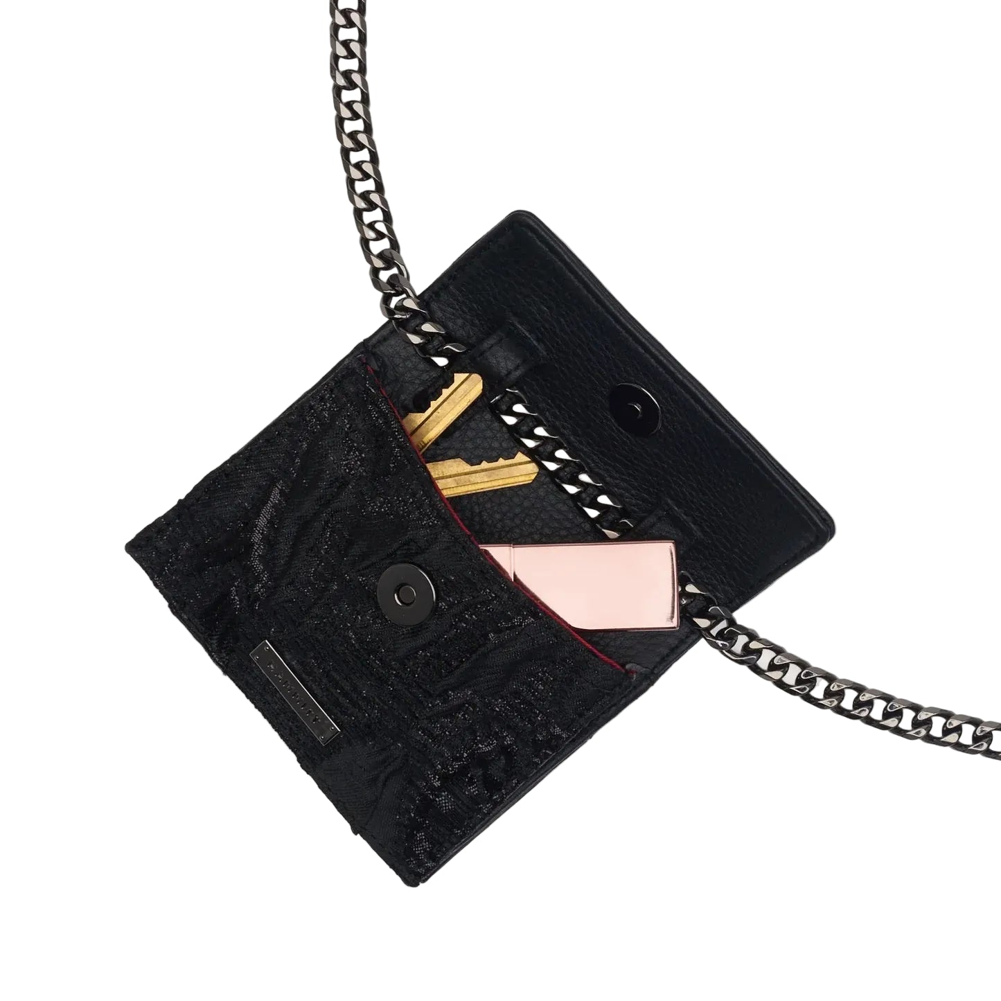 Montana Mini on Chain in Midnight Marquise/ Gunmetal