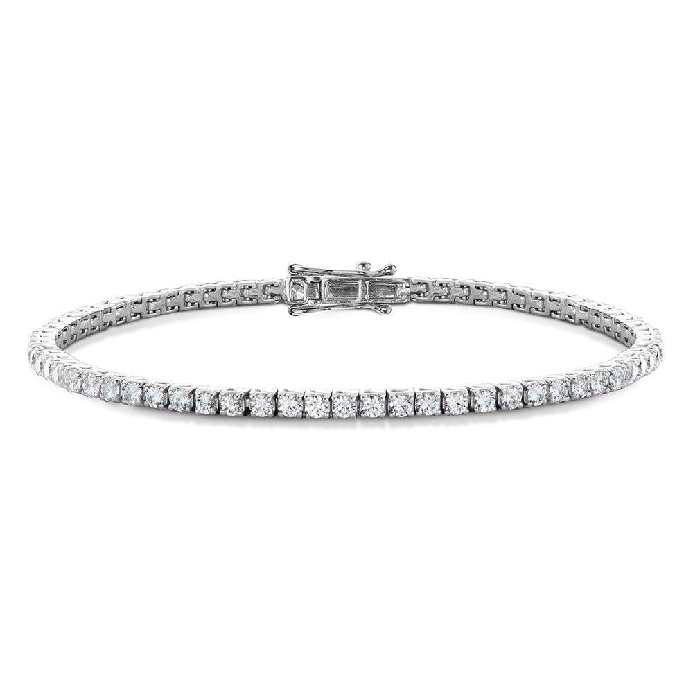 2.00ct Lab-Grown Diamond Tennis Bracelet in 14K White Gold