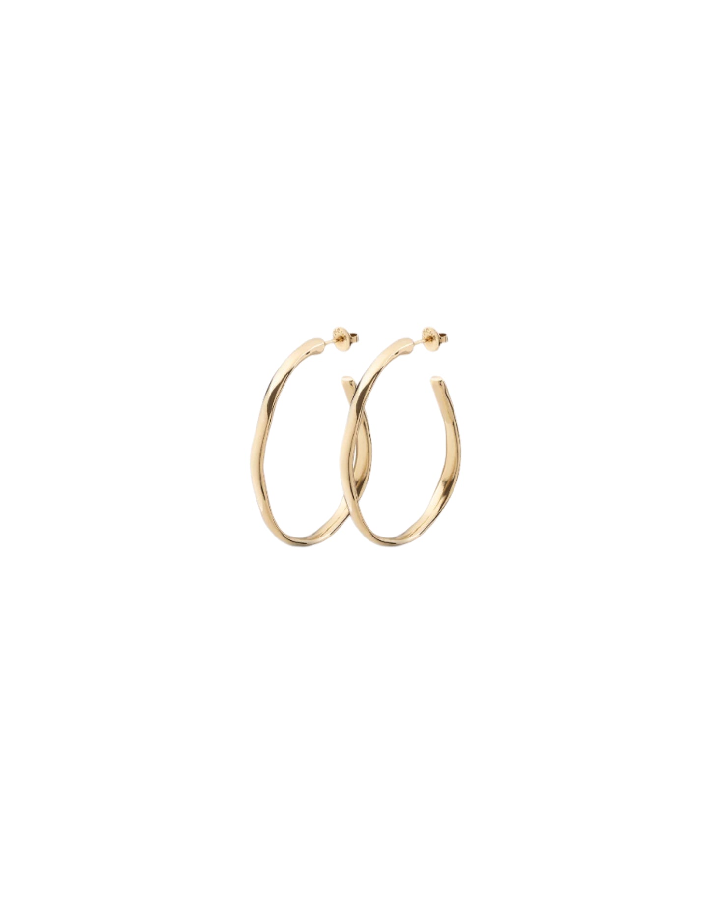 OHMMM Hoop Earrings in Gold