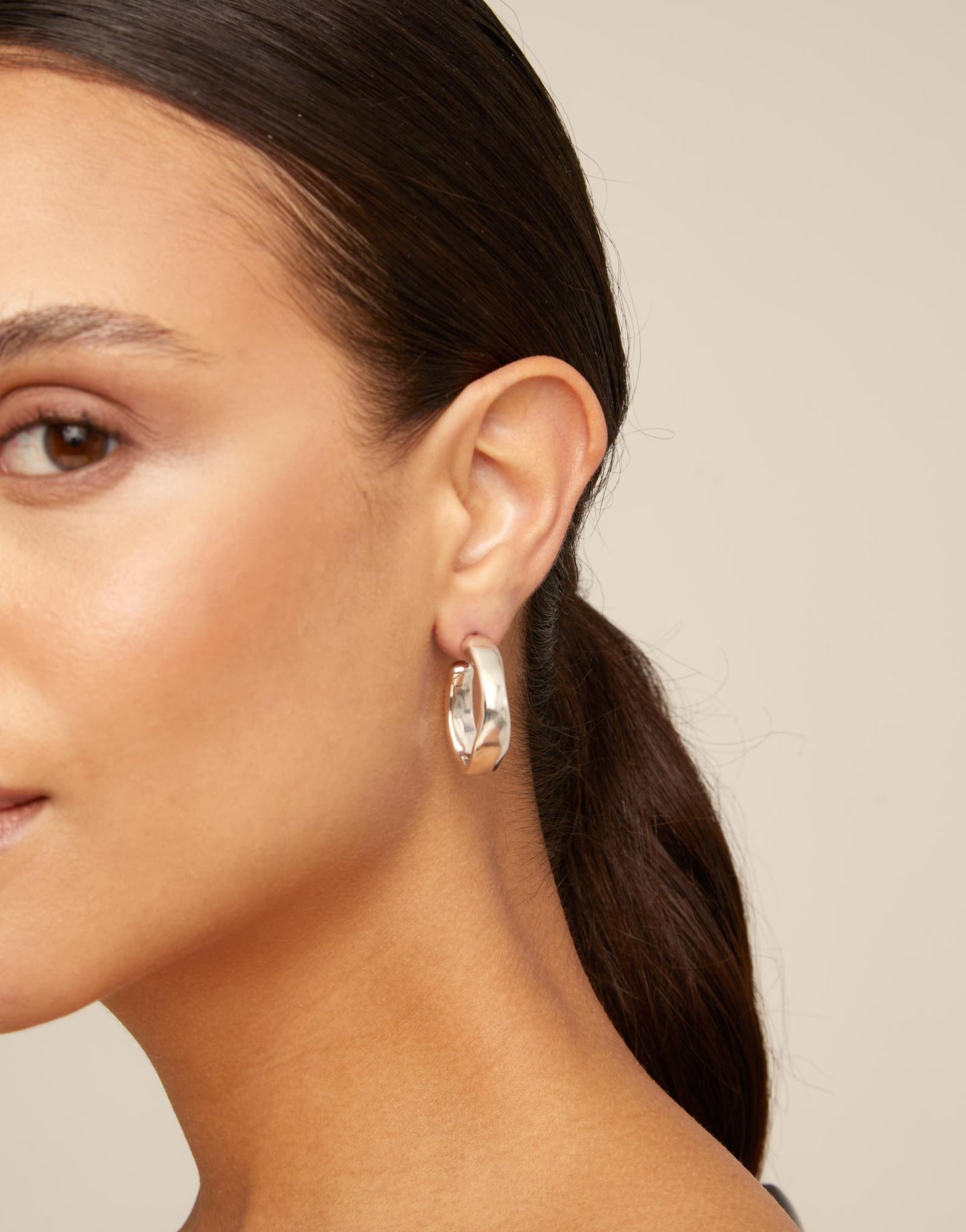 Open Your Mind Earrings in Silver