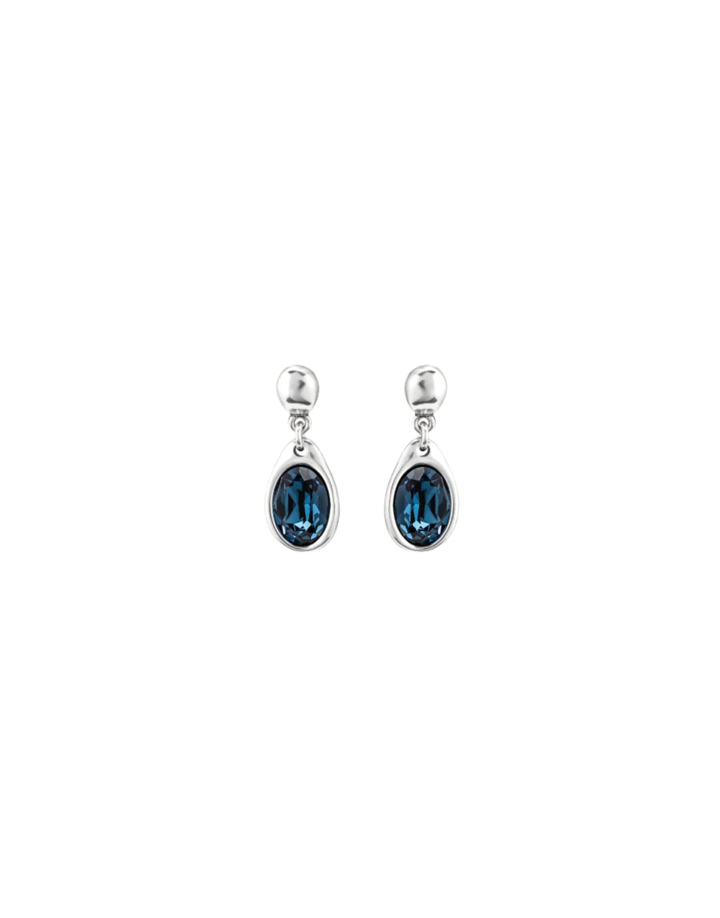 FLASHES Earrings in Blue/Silver