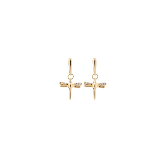 Retired FORTUNE TOPAZ Earrings in White Topaz/Gold