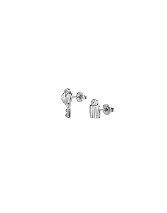 UNLOCK Earrings in Silver