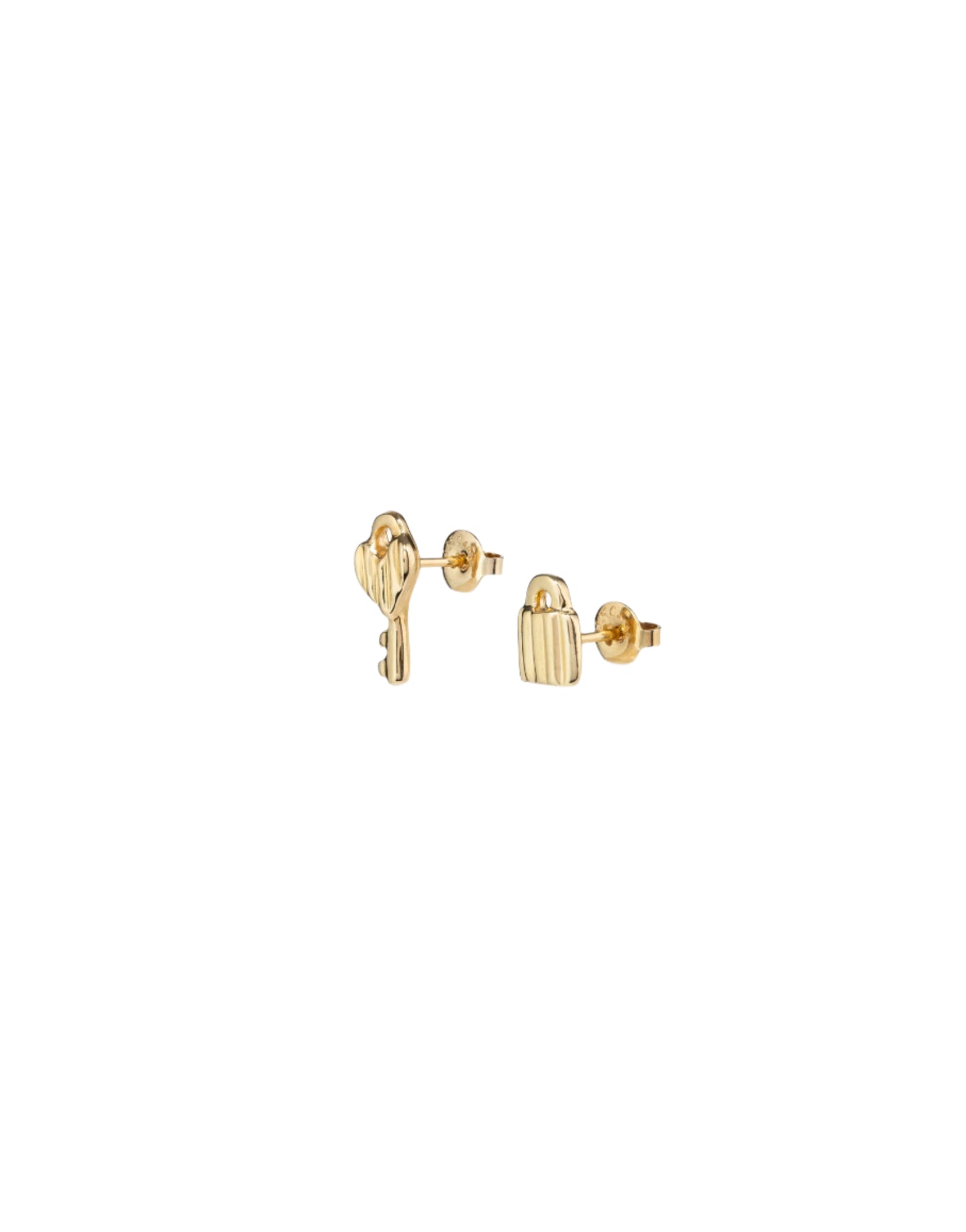 UNLOCK Earrings in Gold