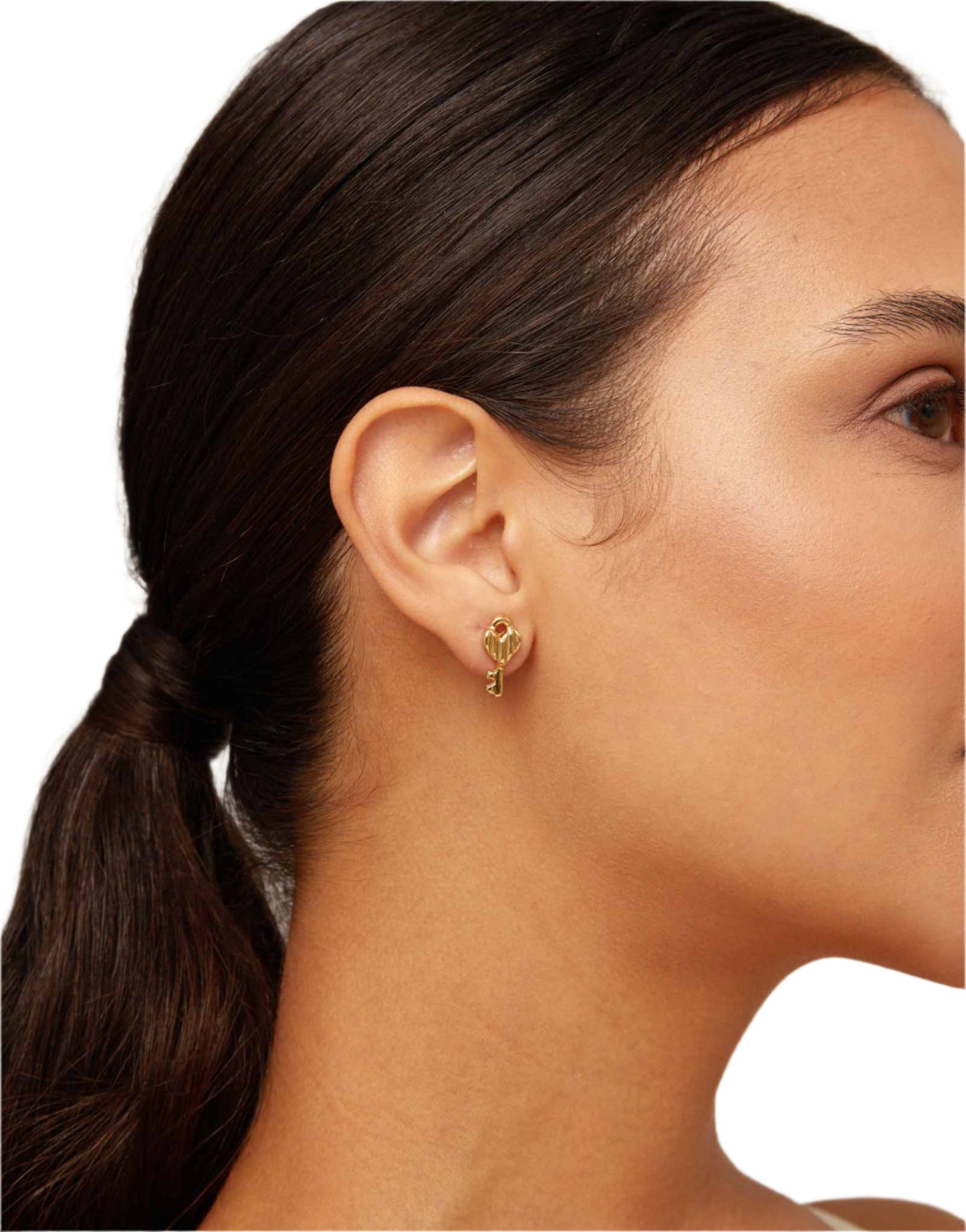 UNLOCK Earrings in Gold