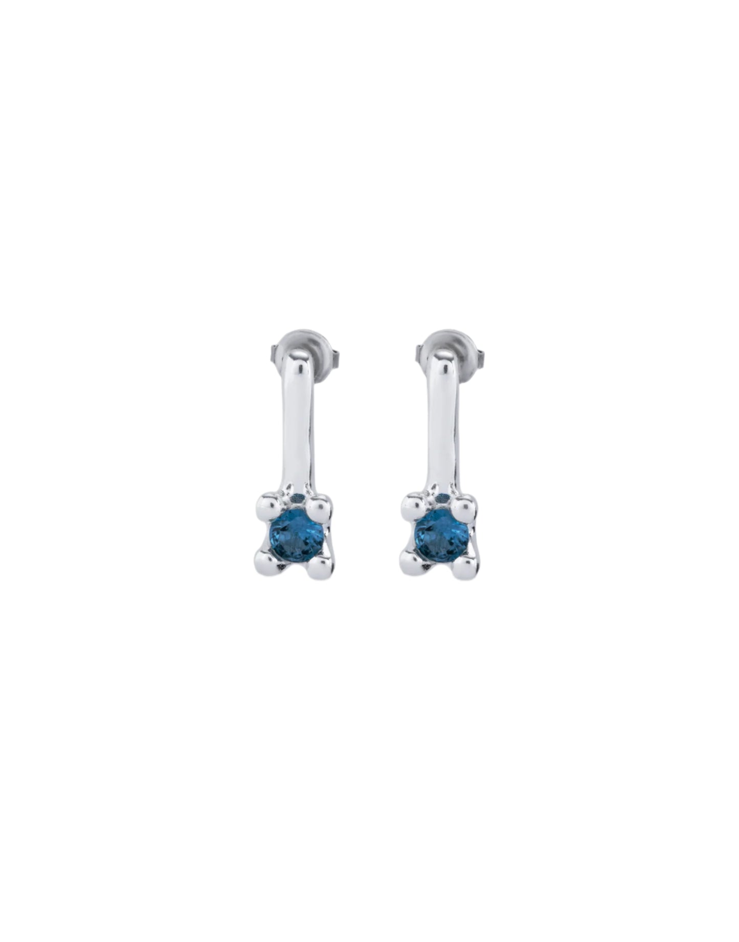 DIVINE Earrings in Blue/Silver