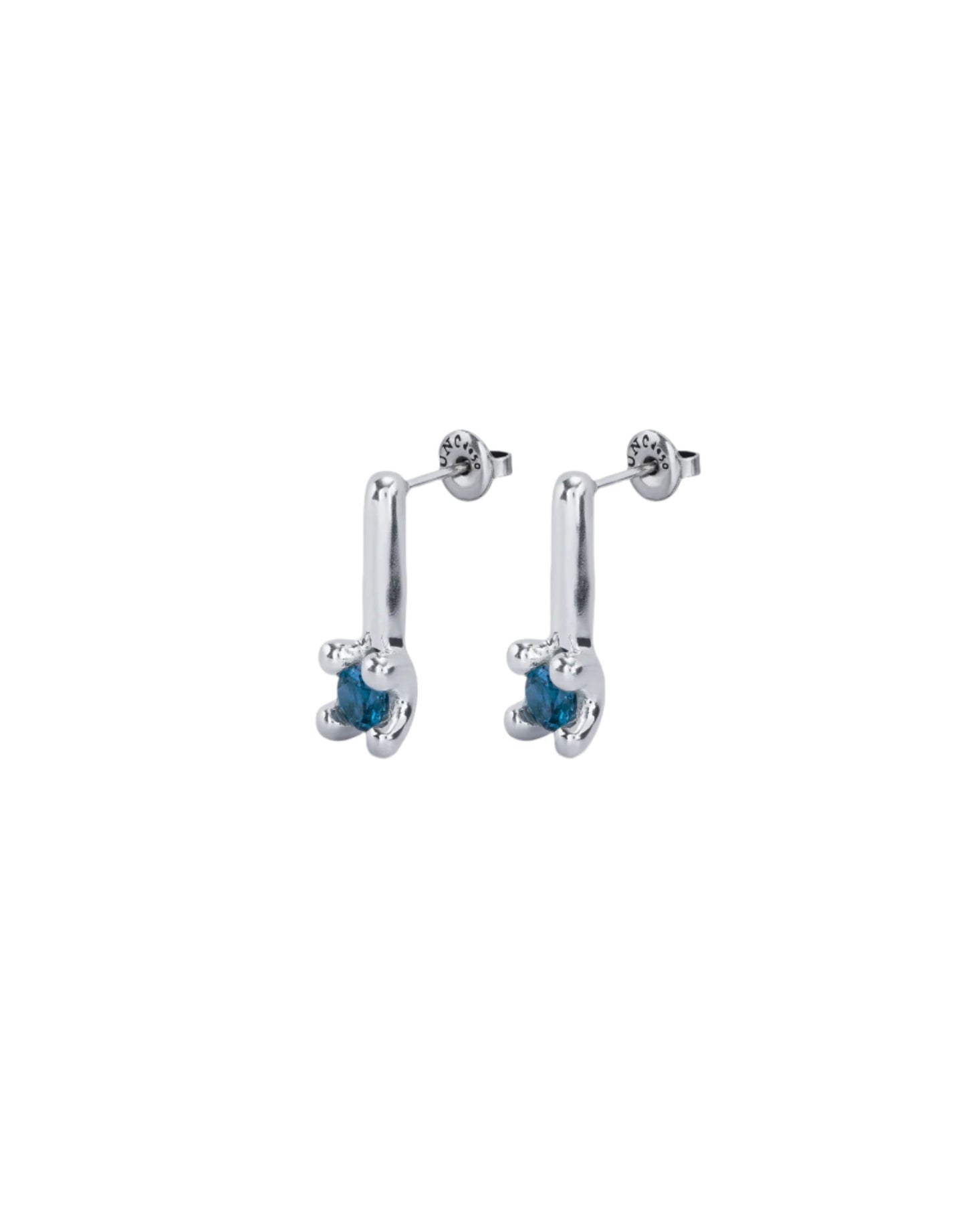 DIVINE Earrings in Blue/Silver