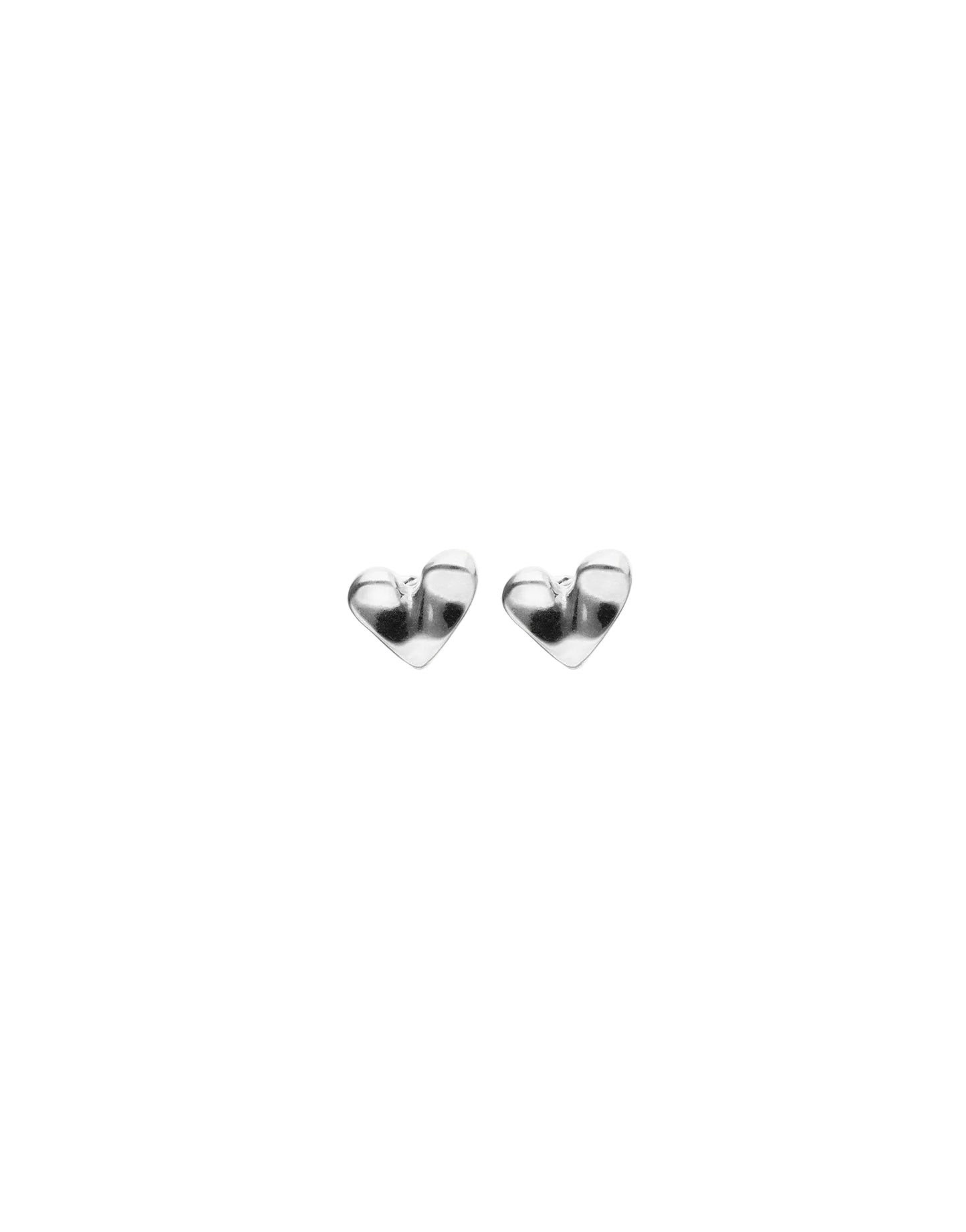 Beat Heart Stud Earrings