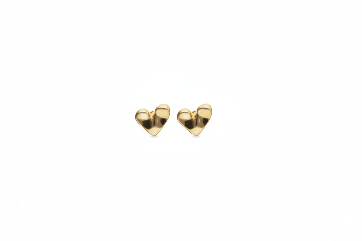 Beat Heart Stud Earrings
