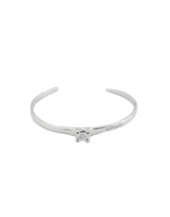 COSMOS Bracelet in Silver with White or Blue Stone