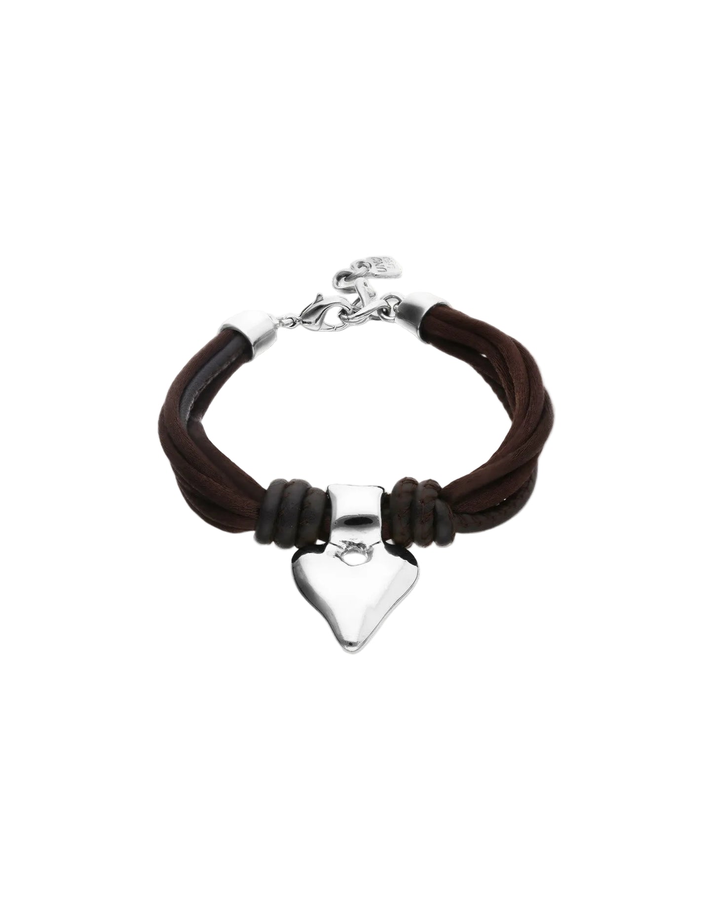Beat Leather Bracelet with Heart
