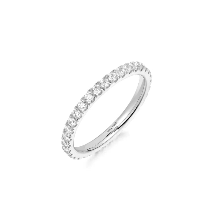 Silver Pavé Ring