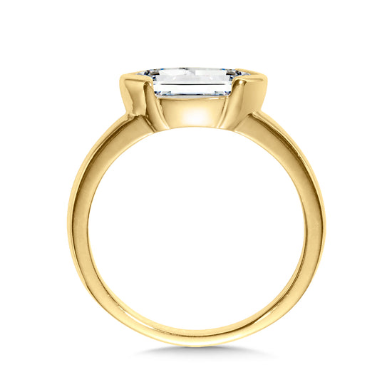 1.5 Marquise-Cut East-West Orientation Solitaire in 14kt Yellow Gold