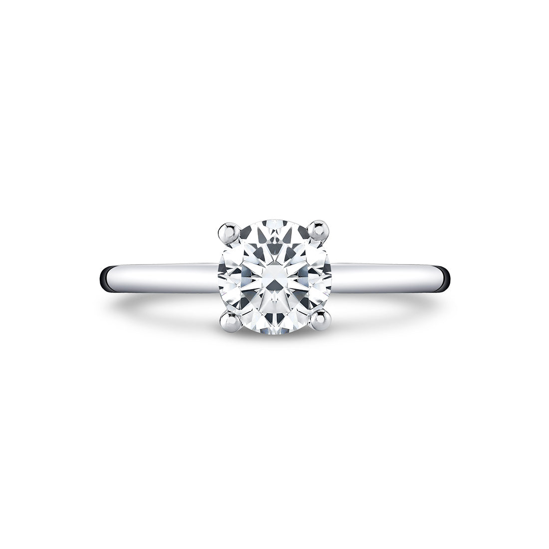 AMELIA 1.75ct Round Classic Solitaire Ring in 14KW