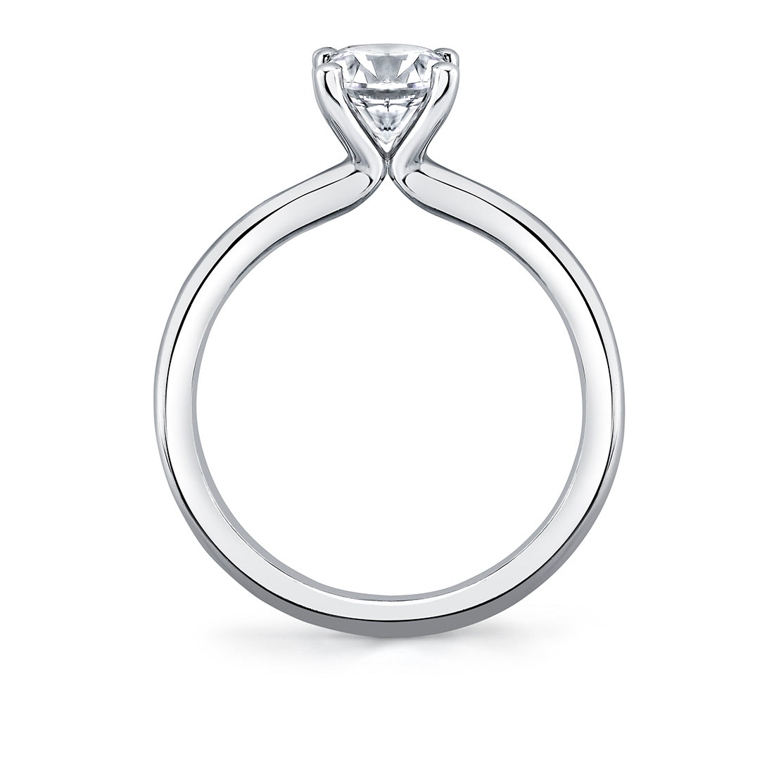 AMELIA 1.75ct Round Classic Solitaire Ring in 14KW