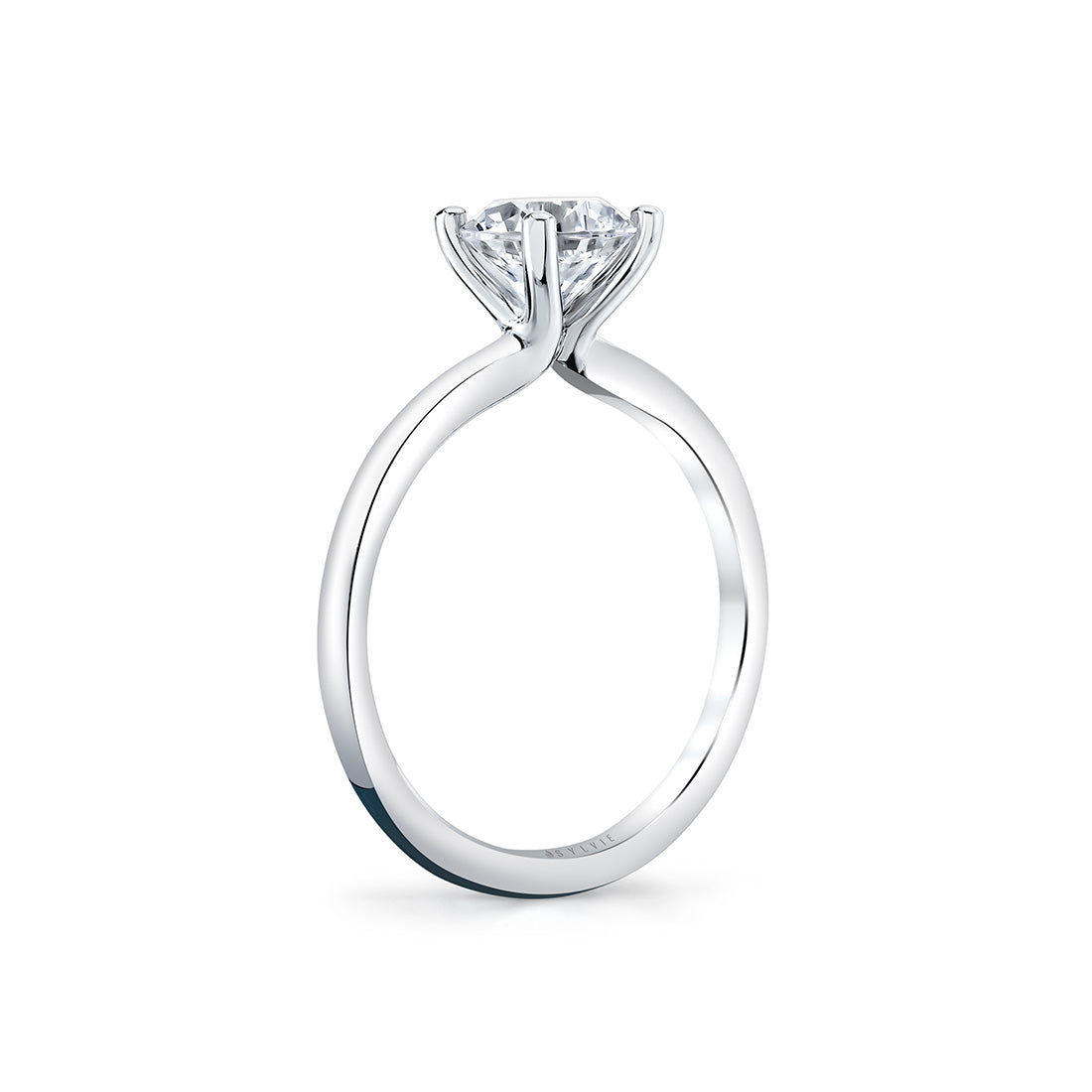 AMELIA 1.75ct Round Classic Solitaire Ring in 14KW