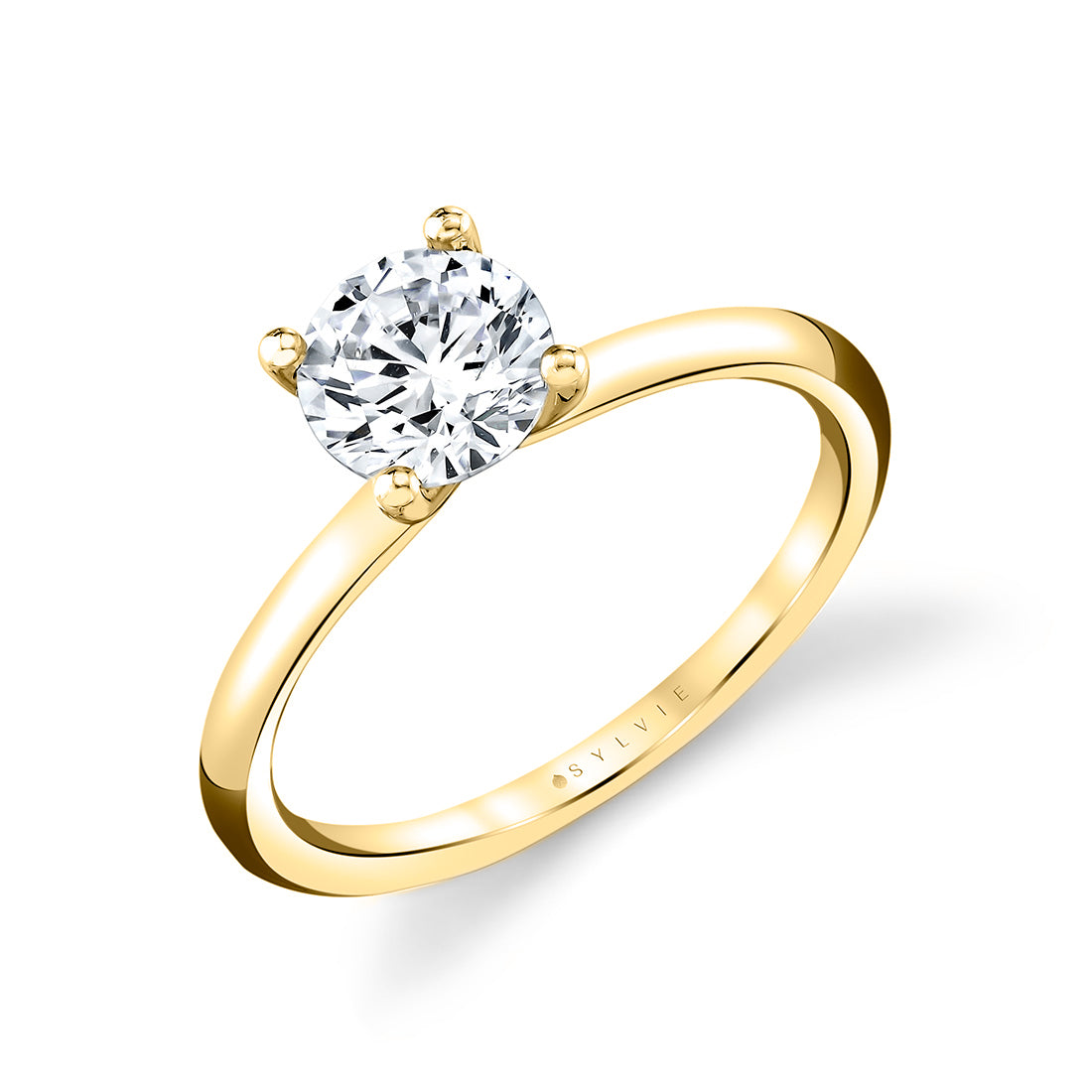 AMELIA 2.00ct Classic Round Solitaire Ring in 14KY