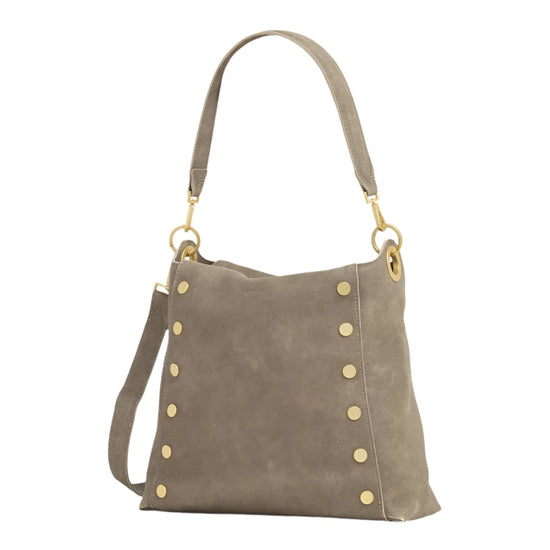 BRYANT LRG Handbag in Pewter/ Gold