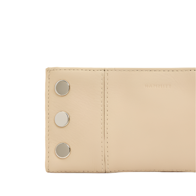 110 NORTH Wallet in Limestone/Silver
