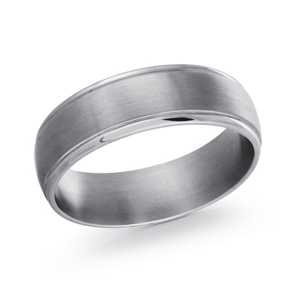 6mm Satin Center with Polished Edges Tantalum Band