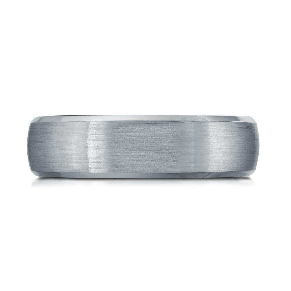 7mm Grey Satin Tantalum Band