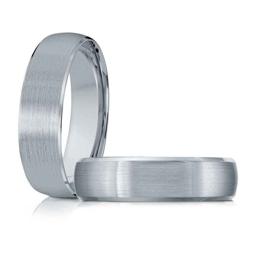 7mm Grey Satin Tantalum Band