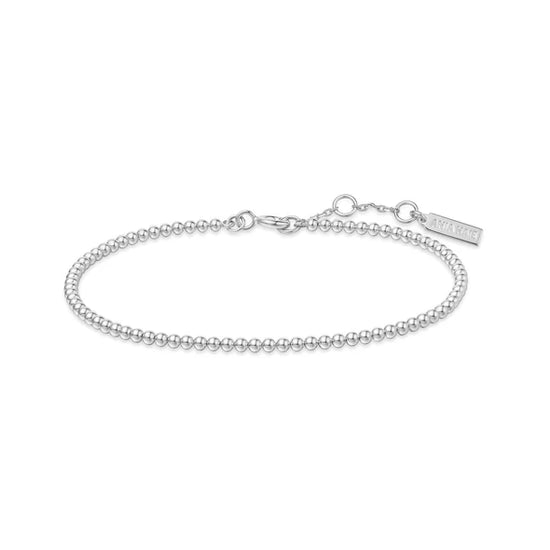 Beaded Bracelet in Silver