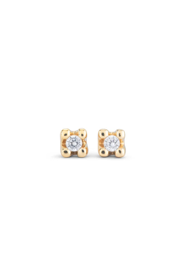 COSMOS Stud Earrings in Gold