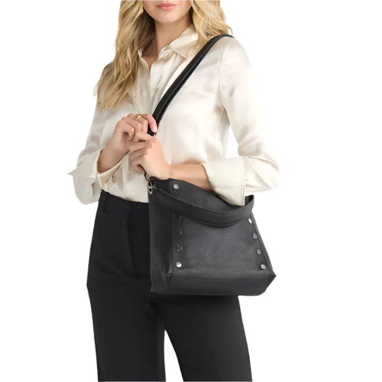 BRYANT LRG Handbag in Black/ Gunmetal