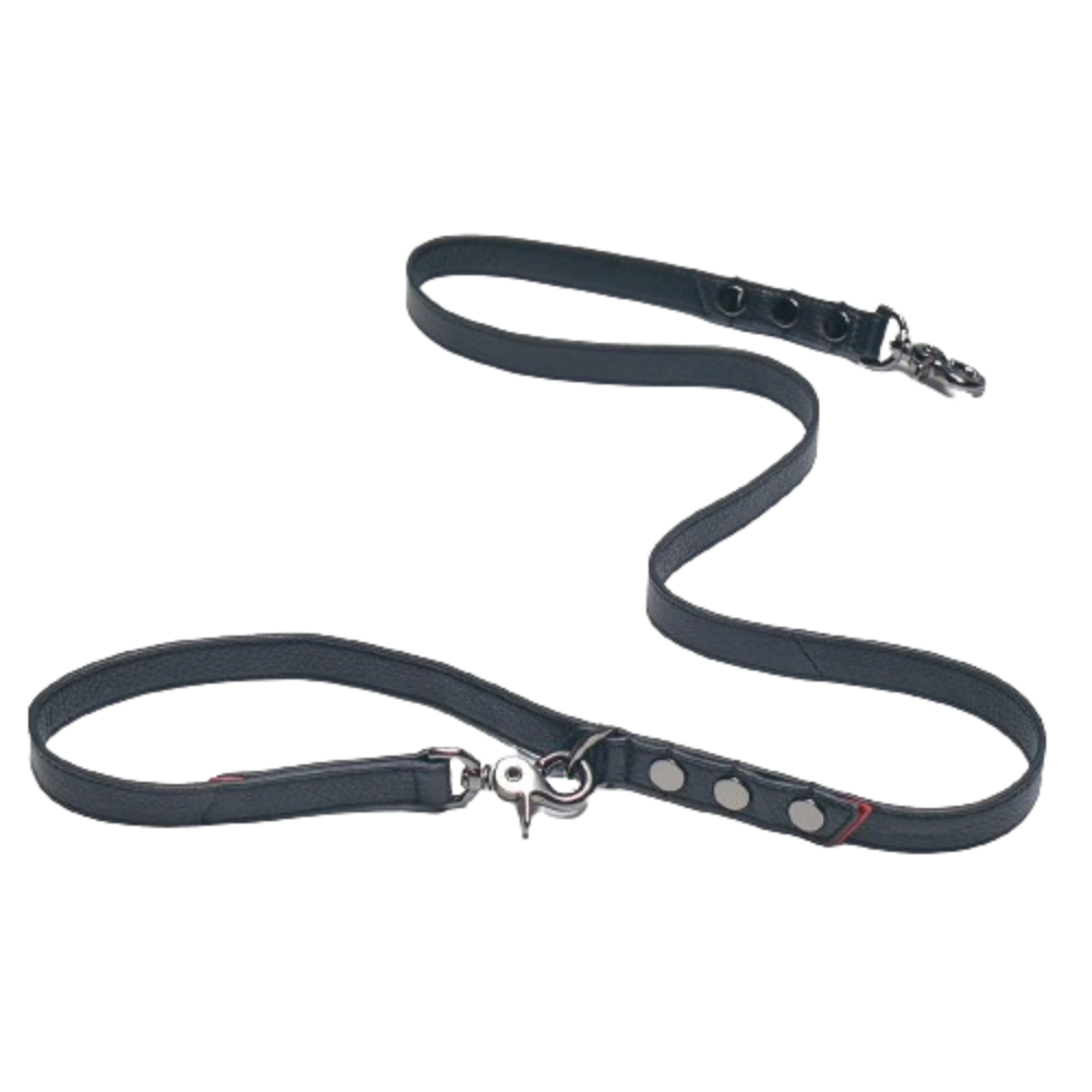 Load image into Gallery viewer, BUTCHIE Dog Leash in Black/ Gunmetal
