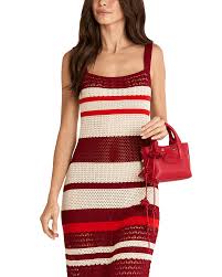 Olympia Mini Tote in Chili Red/Gold