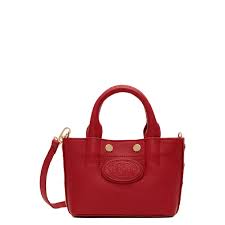 Olympia Mini Tote in Chili Red/Gold