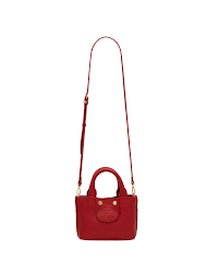 Olympia Mini Tote in Chili Red/Gold