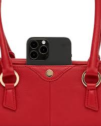 Meredith Sml in Chili Red/Gold