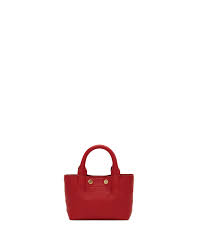 Olympia Mini Tote in Chili Red/Gold