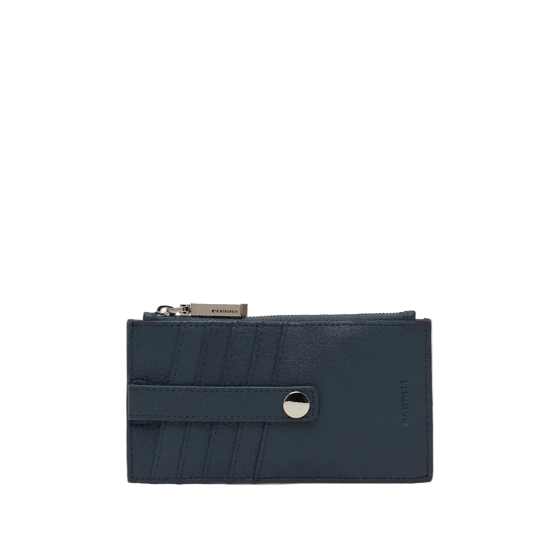 210 West ID Wallet in Nautical Navy/ Silver