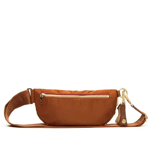 Charles Crossbody Med in Amber Nylon