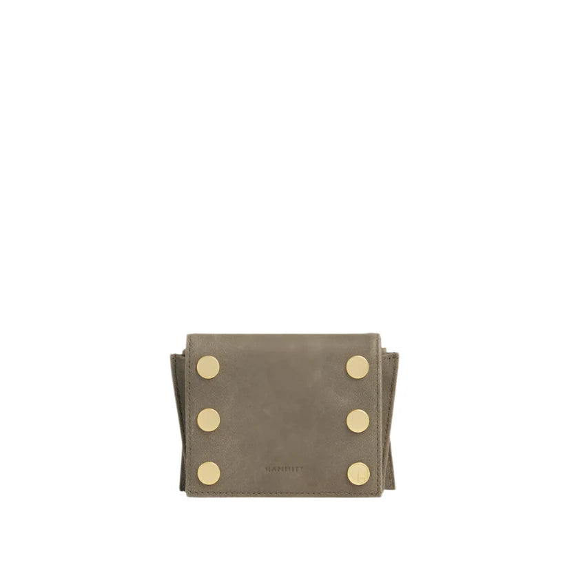 ALLEN WALLET in Pewter/Gold