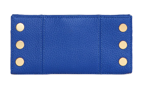 110 NORTH Bifold Wallet in Avenue Blue/ Gold