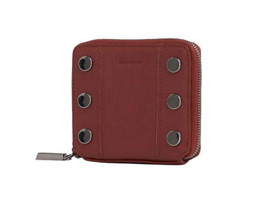 5 NORTH Compact Wallet in Baroque Brown/ Gunmetal