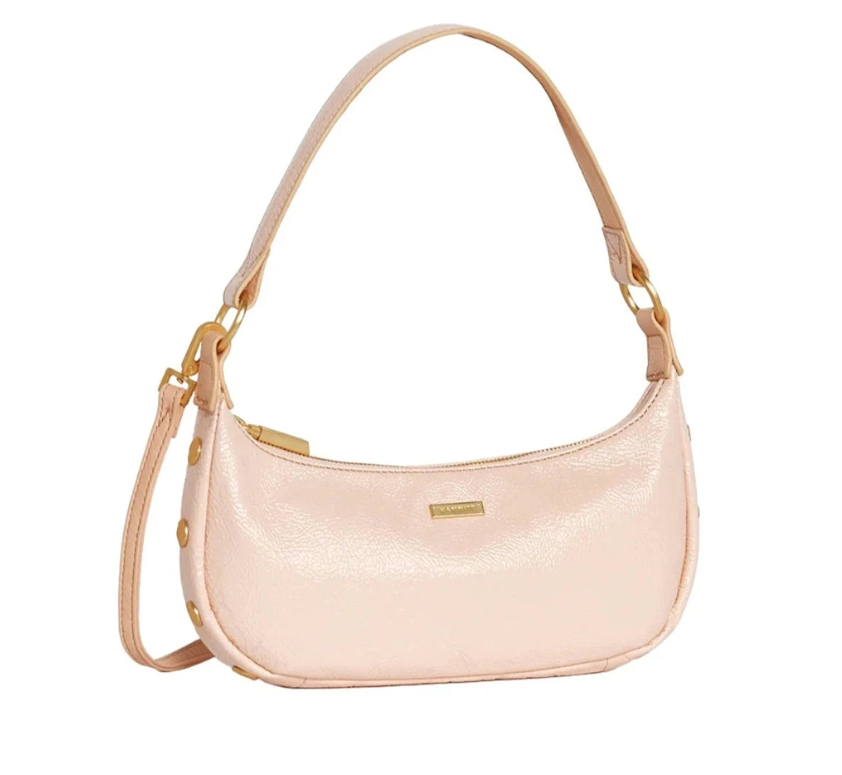 BECKER SML Handbag in Champagne Pink/ Gold