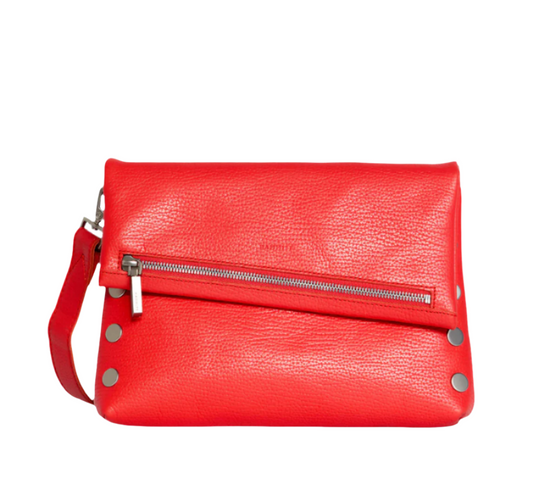 VIP MED Handbag in Lighthouse Red/ Silver