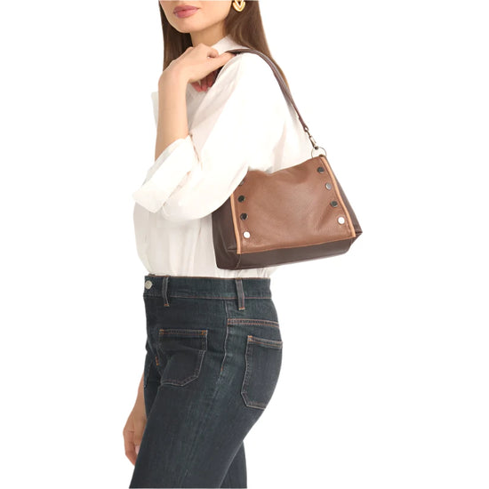 BRYANT MED Handbag in Orchestra Brown/Gunmetal