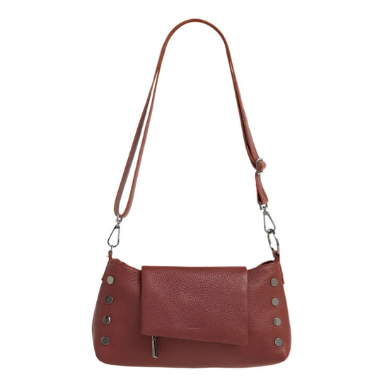 VIP SATCHEL Handbag in Baroque Brown/Gunmetal